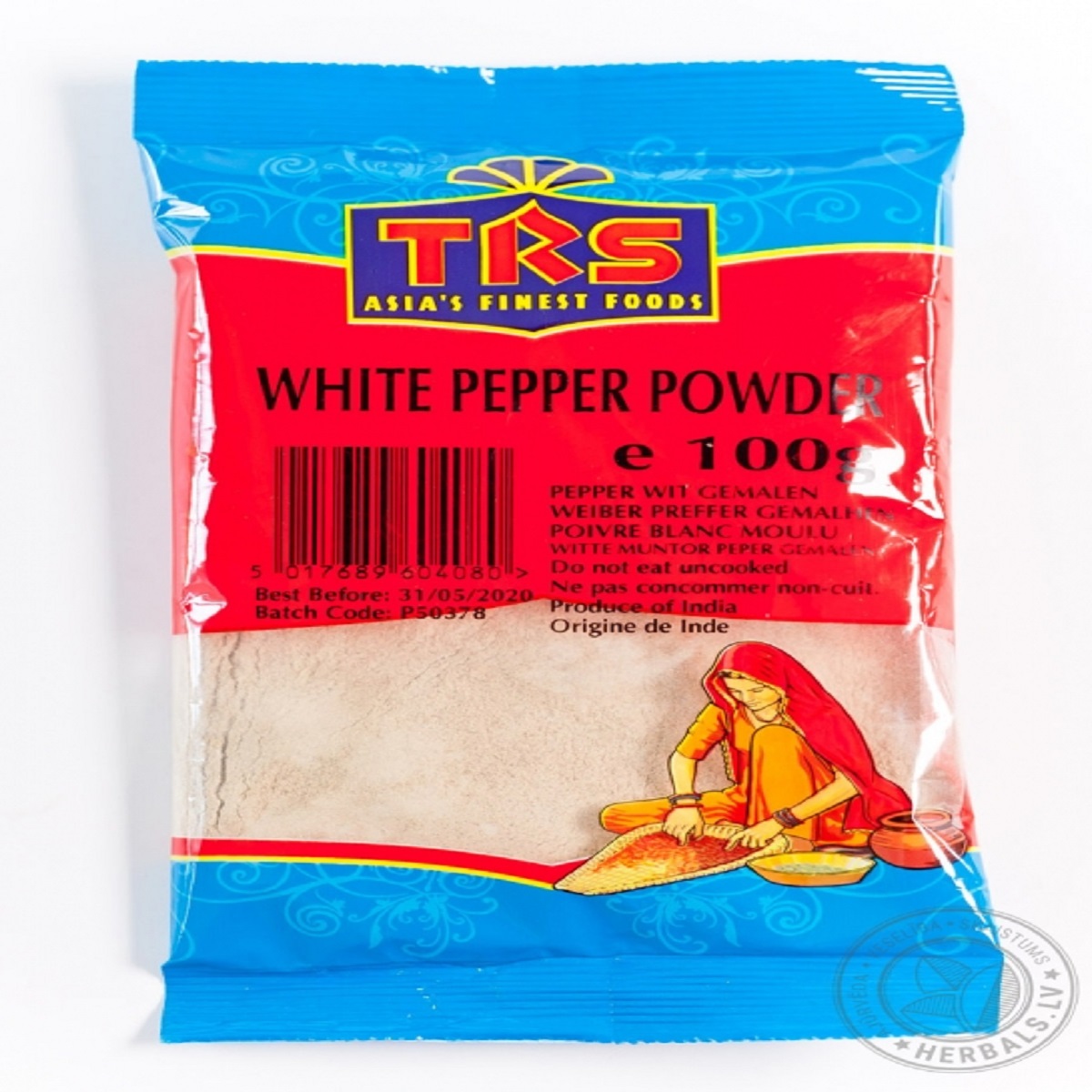 TRS WHITE PEPPER POWDER 100G