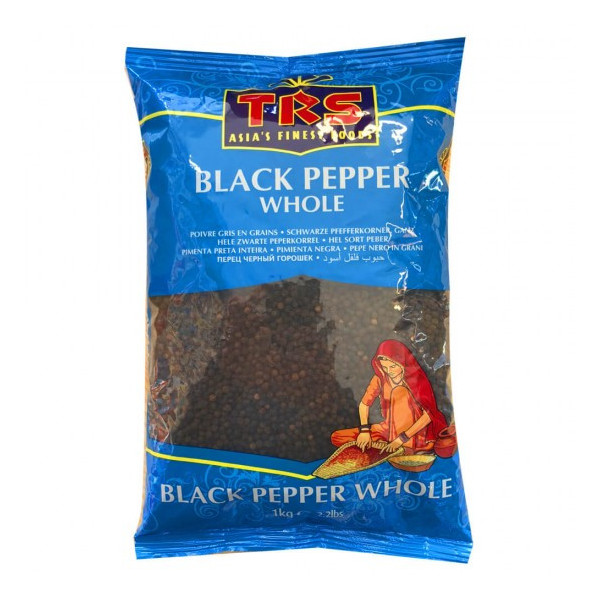 TRS Black Pepper Whole 1KG