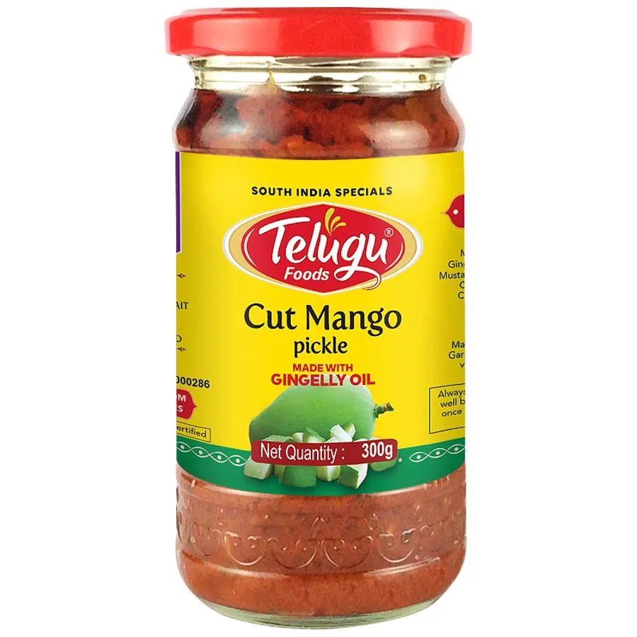 TF Cut Mango Pickle (With Garlic) 300g 1