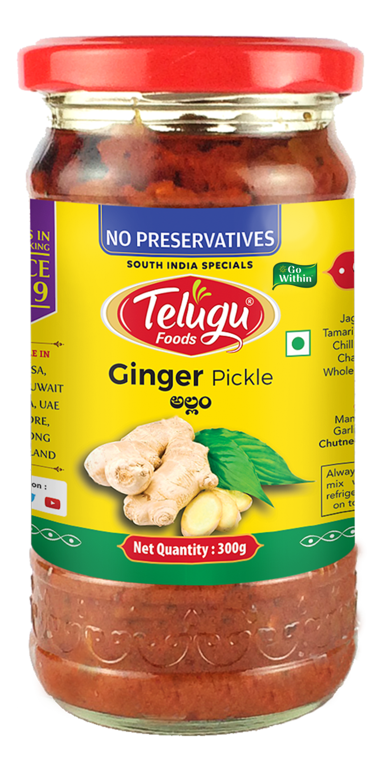 TF Mango Ginger  Pickle  (With Garlic)300 g