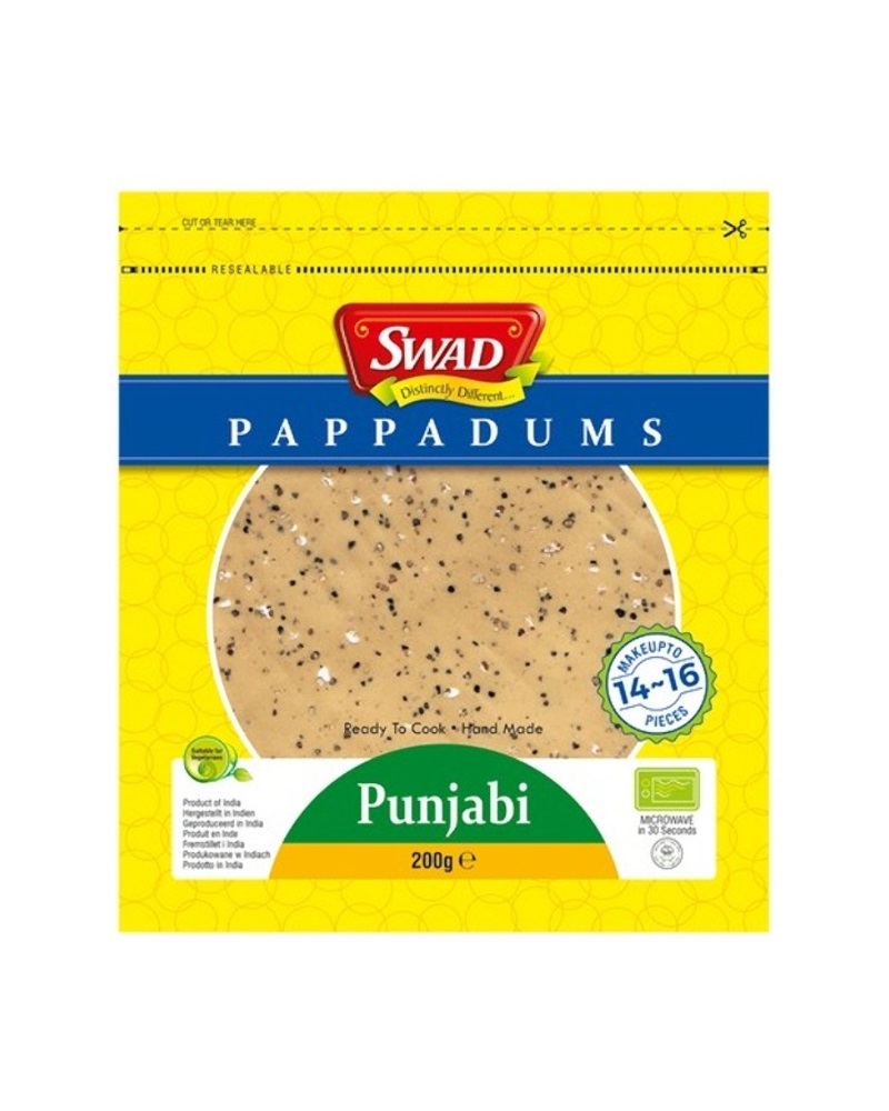 Swad Pappadum Punjabi 200g