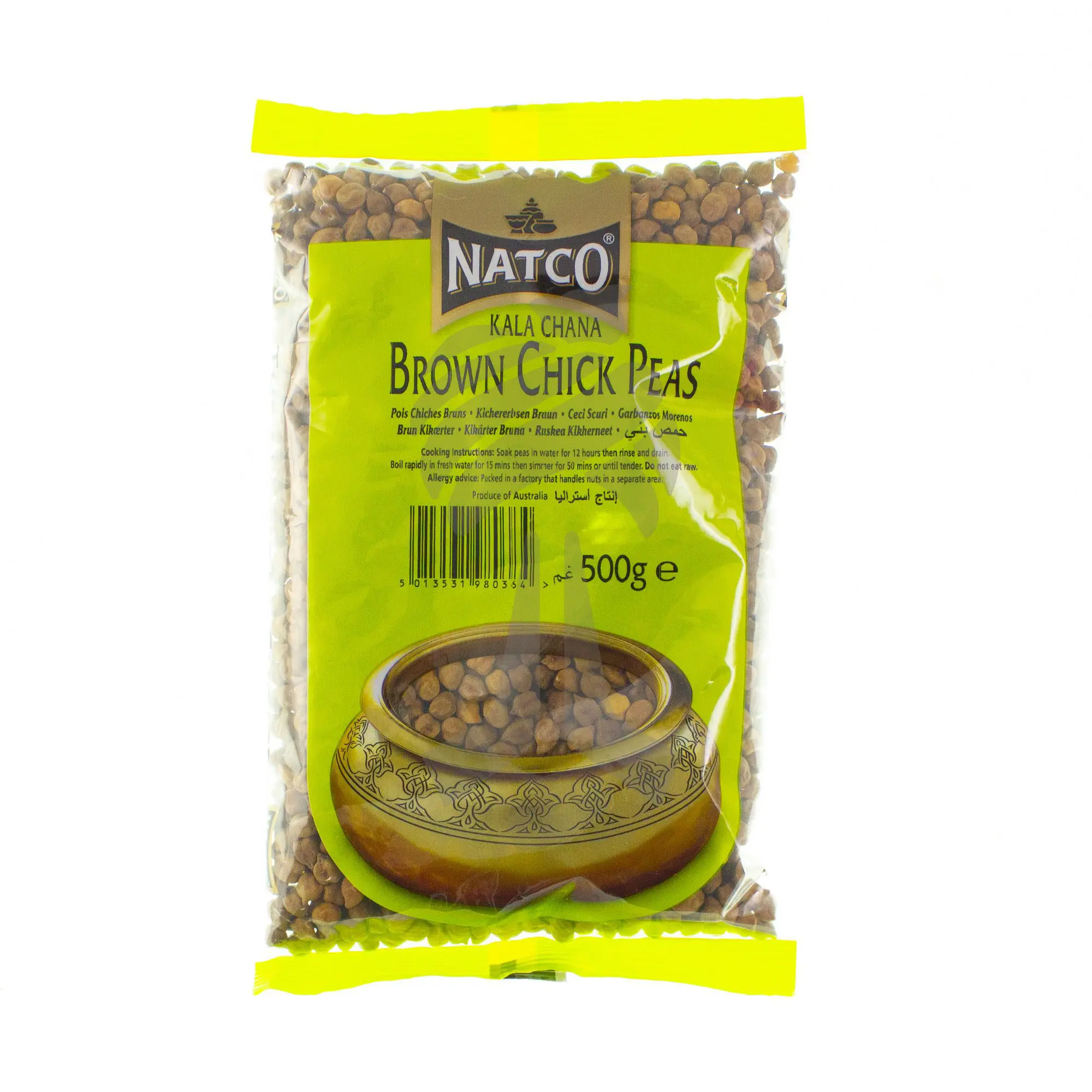 Natco Brown Chick Peas 500g