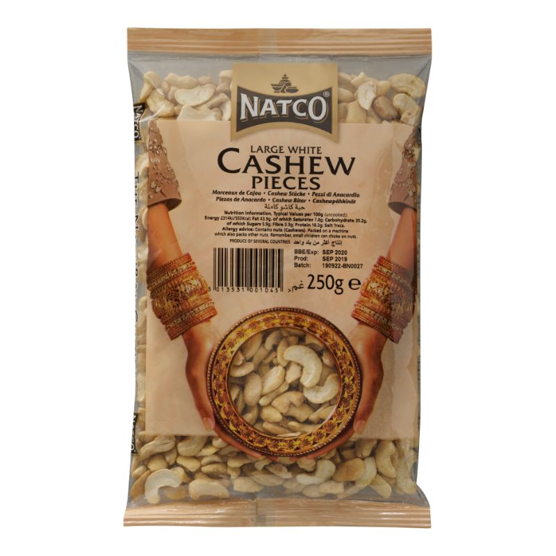 Natco Cashew (Large White Pieces) 250g
