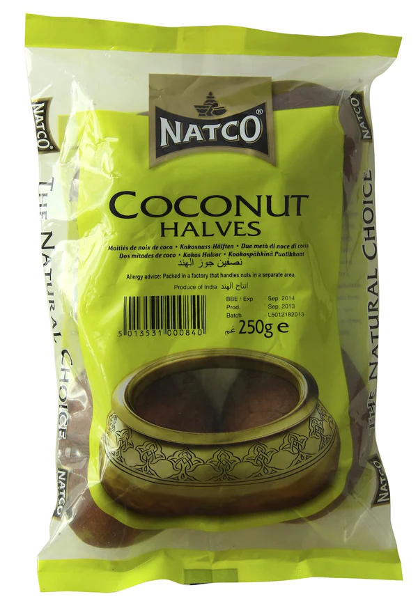 Natco Coconut Halves250g