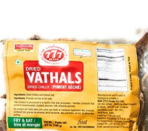 777 Dry Vathals Chilli 100g