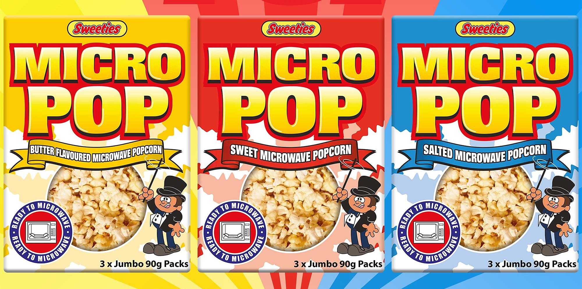 Micropopcorn PARTY 3 pack