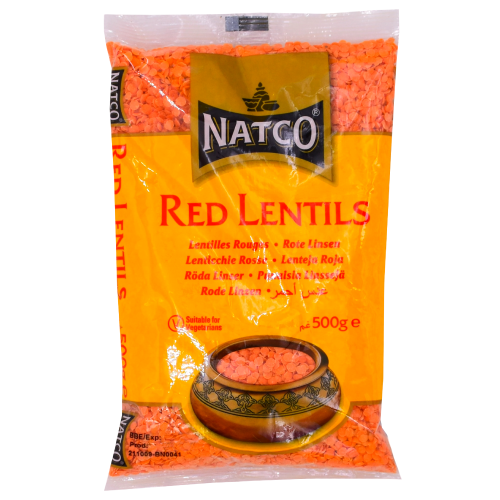Natco Red Lentils Polished 500g
