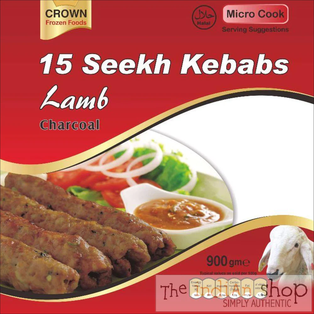 Crown Seekh Kebab Lamb 
