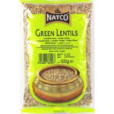 Natco Green Lentils 500g