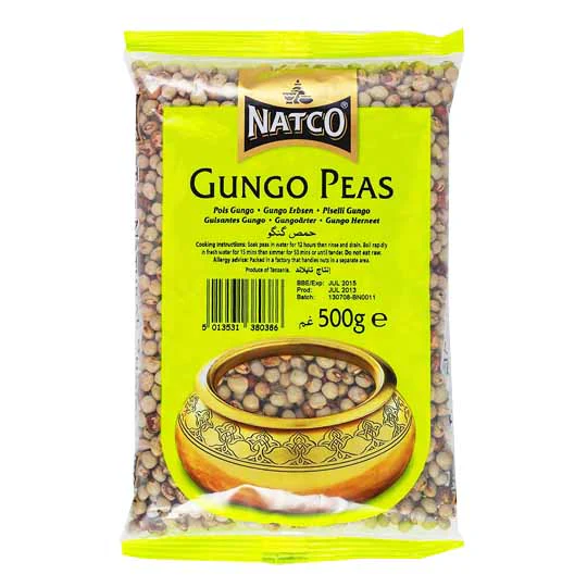 Natco Gungo (Pigeon Toovar) peas 500g