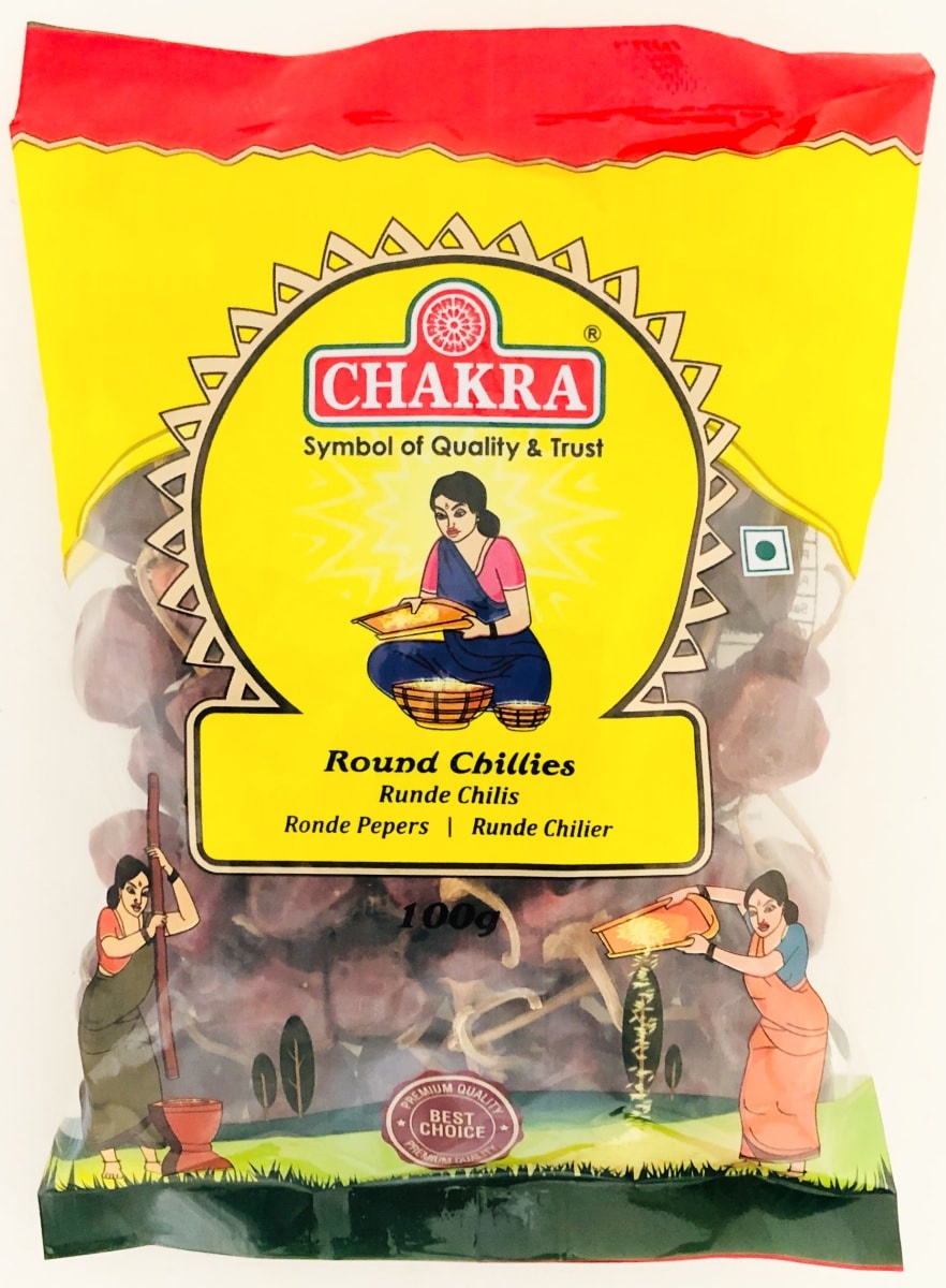 Chakra Round Chilli Whole100g