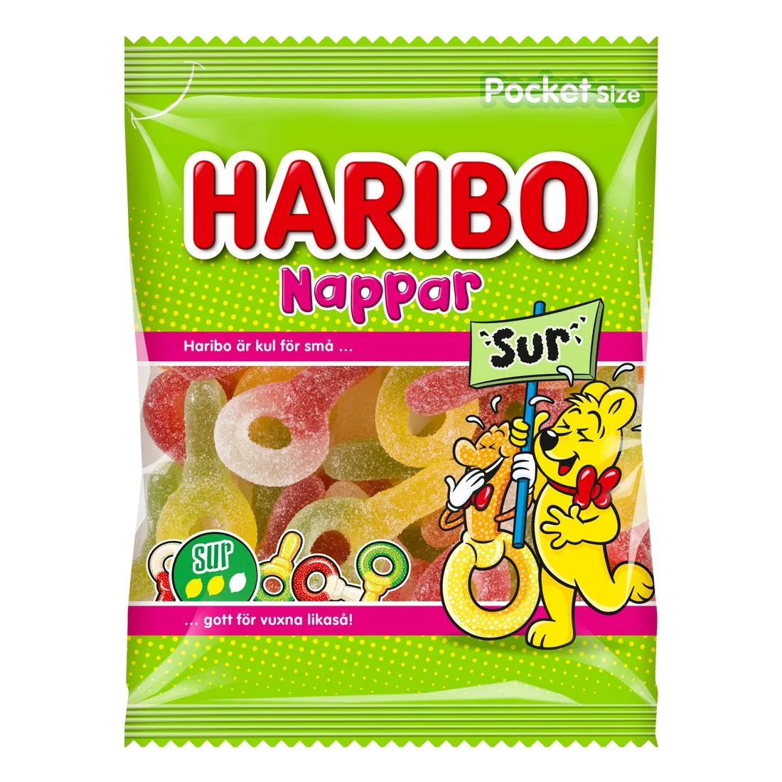 Haribo Nappar Sur 80g