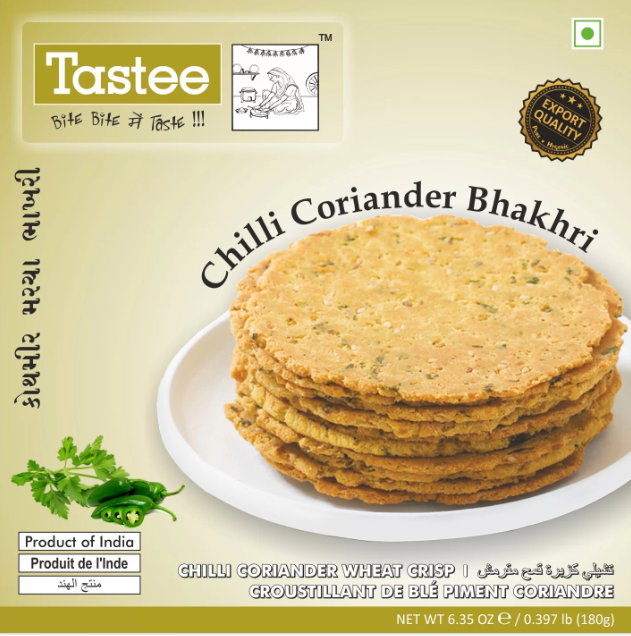 Tastee Bhakhri-Chilli Coriander 180g