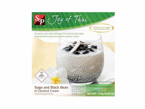 S&P Sago Black Beans Coconut 170g