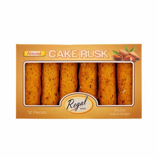Regal Cake Rusk Almond 12pc