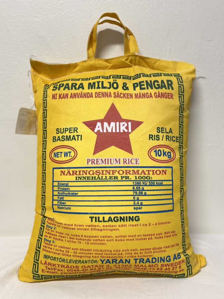 Amiri Basmati Rice 10kg