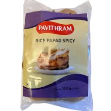 Pavithram Rice Papad Spicy 100g