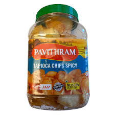 Pavithram Tapioca Chips Spicy 500g